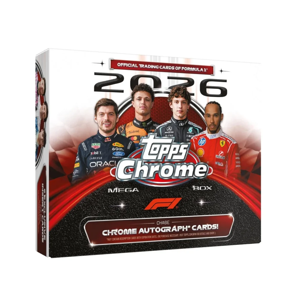 2026 Topps Chrome Formula 1 F1 Mega Box